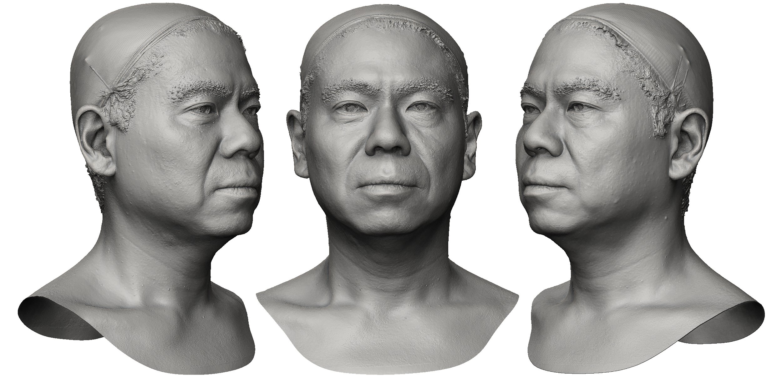 3D Male Face Model 